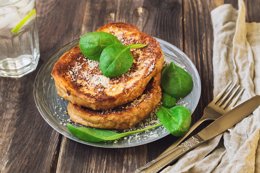 Banana Vanilla French Toast (Savoury Edge)
