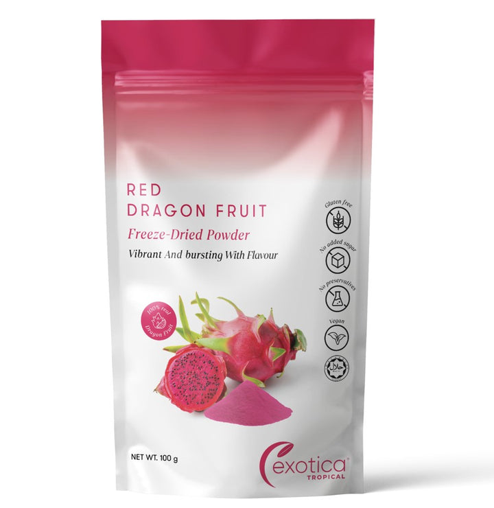 Exotica Tropical Red Dragon Fruit Freeze Dried Powder 100g