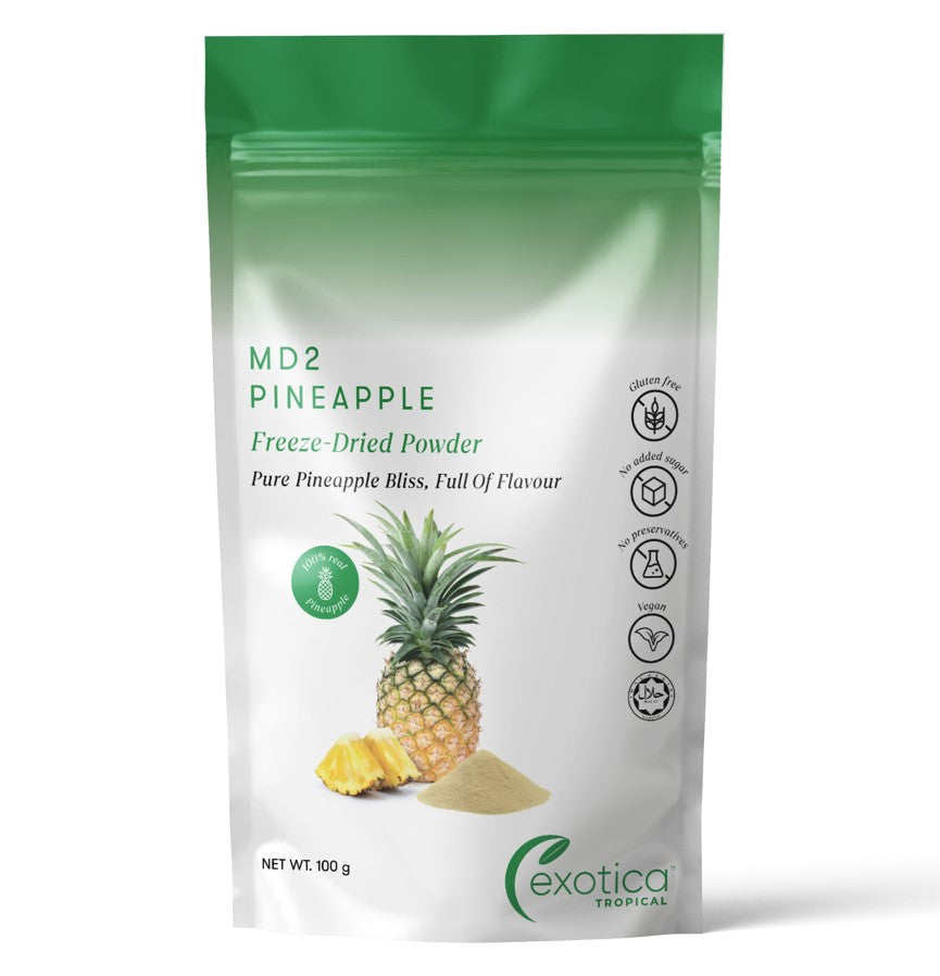 Exotica Tropical MD2 Pineapple Freeze Dried Powder 100g