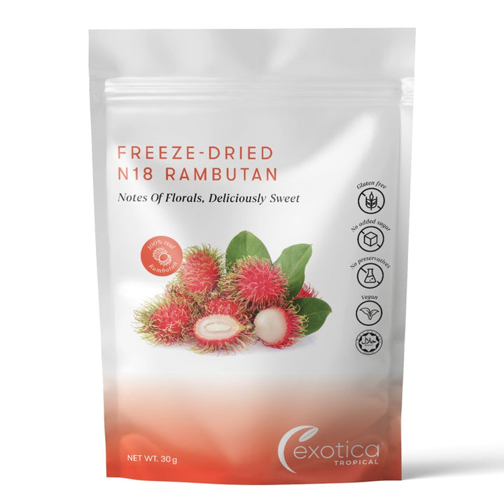 Exotica Tropical Freeze Dried N18 Rambutan 30g