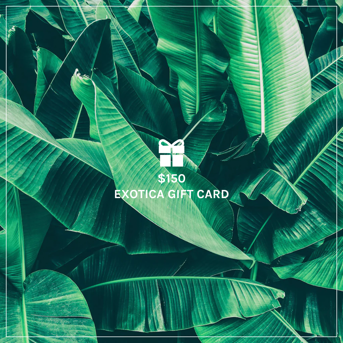Exotica NZ Gift Card / Gift Voucher $150